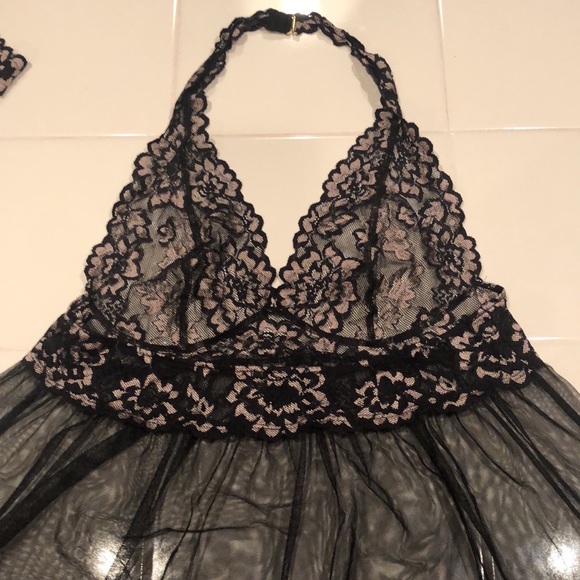 Victoria Secret chemise & matching G sting Lingerie Bundle Size L - Picture 13 of 15